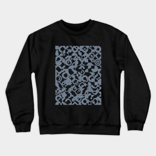 Electronic Musician Synthesizer Pattern Grey Crewneck Sweatshirt